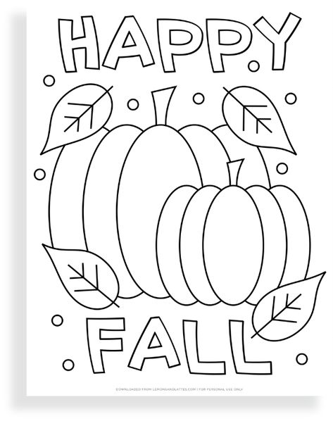 Print these free printable Happy Fall coloring pages! These have plenty of fall leaves that kids can color and a couple of them also have some pumpkins. Preschool Sheets Free Printable, Hello Fall Coloring Pages, Free Color Sheets Printables, First Day Of Fall Coloring Page, Fall Color Pages Free Printable, Fall Color Sheets Free Printable, Fall Colouring Printables, Fall Coloring Sheets For Kids, Happy Fall Coloring Pages