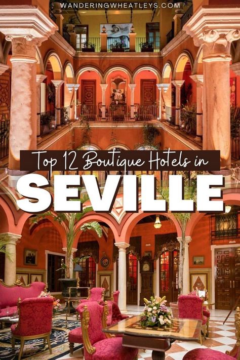 Are you looking for amazing places to stay in Seville, Spain? Here are the 12 BEST boutique hotels in Seville and the best neighborhoods in Seville for the perfect Spain vacation! I Seville… More Hotels In Spain, Seville Spain Travel, Seville Hotel, Spain Hotels, Sevilla Spain, Spain Vacation, Business Ownership, Best Boutique Hotels, Seville Spain