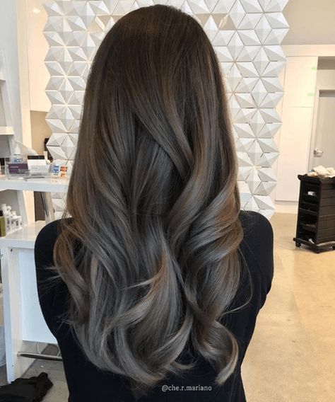 Smokey Ash Blonde – Salon Guys Cool Brunette Hair, Ashy Brown Hair Balayage, Cool Tone Brown Hair, Ashy Brown Hair, Cool Brunette, Honey Highlights, Ash Brown Hair Color, Hair Color Asian, Ash Hair