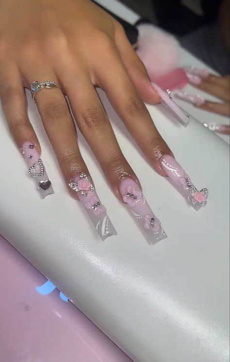 Freestyle Nails, Purple Acrylic Nails, Long Acrylic Nail Designs, Claw Nails, Colored Acrylic Nails, Dope Nail Designs, Glamorous Nails, Unique Acrylic Nails, Vacation Nails