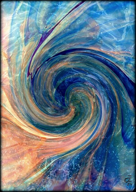 Spiral Painting Swirls, Swirls Painting, Painting Swirls, Spiral Painting, Fibonacci Art, Swirl Painting, Water Paintings, Fantasy Wolf, Prophetic Art