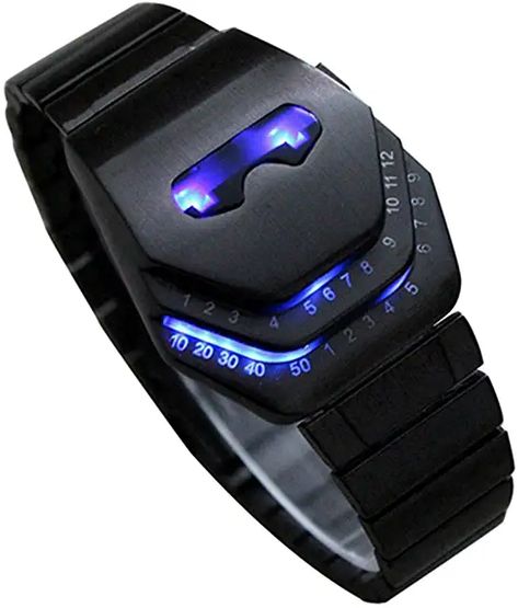 Futuristic Watches, Cool Gadgets For Men, Mens Gadgets, Snake Head, Led Watch, Best Watches For Men, Head Design, Gadget Gifts, Best Gifts For Men