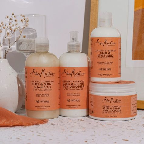 Shea Moisture Conditioner, African Hair Care, Shea Moisture Shampoo, Girl Therapy, Stop Hair Breakage, Hair Fair, Shampoo For Curly Hair, Shea Moisture, Thick Curly Hair