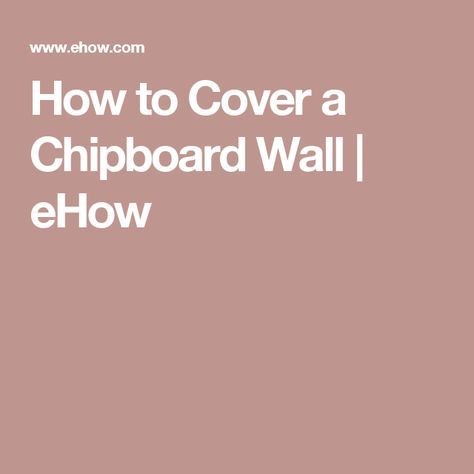 How to Cover a Chipboard Wall | eHow Penny Countertop, Penny Floor, Porch Wood, Cinder Block Walls, Woodworking Tutorials, Concrete Porch, Peeling Paint, Cinder Block, Little Cottage