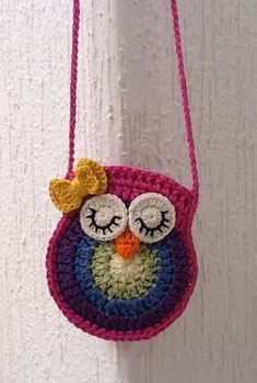 Crochet Owl Purse, Owl Bags, Crochet Tote Pattern, Owl Purse, Crochet Owls, Crochet Shell Stitch, Purse Pattern, Crochet Owl, Haken Baby