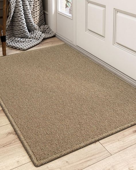 PRICES MAY VARY. CAPTURES DIRT AND MOISTURE: Our doormats are made from a blend of 10% wool and 90% polyester, which is more effective at absorbing moisture and trapping mud and moisture from muddy boots or pet paws. Our entryway rug can keep indoor areas of your home or business clean, dry and safe, especially for the rainy, snowy, or muddy weather. NON-SLIP & LOW PROFILE: Great quality jute fiber backing keeps them firmly in place, helping to prevent safety hazards such as trips and falls. The