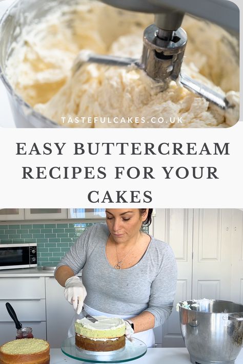 🌟 Easy Buttercream and Italian Meringue Buttercream Recipes 🌟    Beginner cake decorator? Find out how to make both buttercream frosting and Italian meringue buttercream for cakes and cupcakes. Learn the perfect quantities for 12 cupcakes and cake layers, how to whiten your buttercream and more. Check out our blog for all the details:  🔗     #Beginner #CakeDecorating #ButtercreamFrosting #Cupcakes #BakingTips #ItalianMeringue Italian Buttercream Frosting, Recipe For Cupcakes, Cake Decorating Basics, Buttercream Recipes, Buttercream Icing Recipe, Italian Buttercream, Learn Cake Decorating, Italian Meringue Buttercream, Best Buttercream