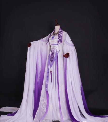 Chinese Ancient Palace Princess Purple Hanfu Dress Tang Dynasty Imperial Empress Embroidered Costume for Women Purple Hanfu, Empress Dress, Ancient Palace, Chinese Princess Dress, Traditional Asian Dress, Chinese Traditional Costume, Chinese Style Dress, Costume For Women, Global Dress