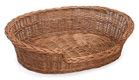 Dog Bed Basket, Wicker Dog Bed, Basket Dog Bed, Cat Basket, Dog Basket, Cool Dog Beds, Dog Store, Dog Pet Beds, Handmade Dog