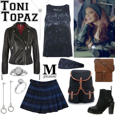 Toni Topaz Outfits, Toni Topaz, Riverdale Fashion, Movies Outfit, Fashion Tv, The Cw, Edgy Outfits, Riverdale, Topaz