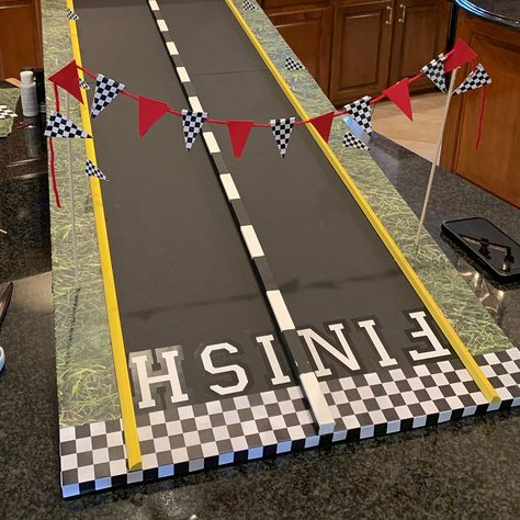 Race Car Vbs, Square Trim, Checkered Paper, Car Needs, Racing Track, Grass Pattern, Kids Church, White Square, Painters Tape