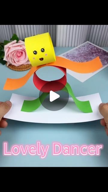 Paper crafts teacher on Instagram: "Lovely 🥰 Dancer 💃   You can play with your kids. They must enjoy it   Follow me @paper.crafts.teacher to view or to learn much more lovely paper crafts and creative handmade for your kids   #papercrafters #papercraft #papercrafting #craftyideas #crafting #crafts #papercrafter #creativehandmade  #craft #craftforkids #craftforchildren #craftersgonnacraft #handmadecrafts #crafthandmade" Teepee Crafts For Kids, Ballerina Crafts For Kids, Paper Chain Crafts, Origami Artist, Origami Love, Origami Crane, Paper Crafts For Kids, Origami Art, Kid Toys