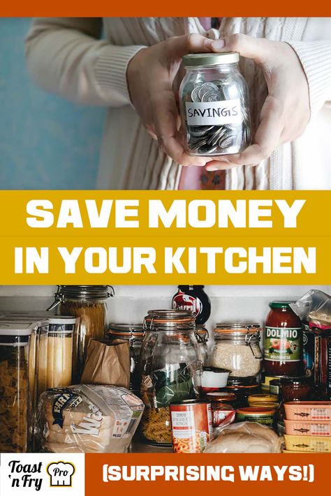 8 Easy Ways To Save Money In Your Kitchen (Must Read!) Grocery Savings Tips, Money Saving Hacks, Easy Ways To Save Money, Money Savvy, Money Saving Techniques, Grocery Budget, Money Savers, Money Saving Meals, Best Money Saving Tips