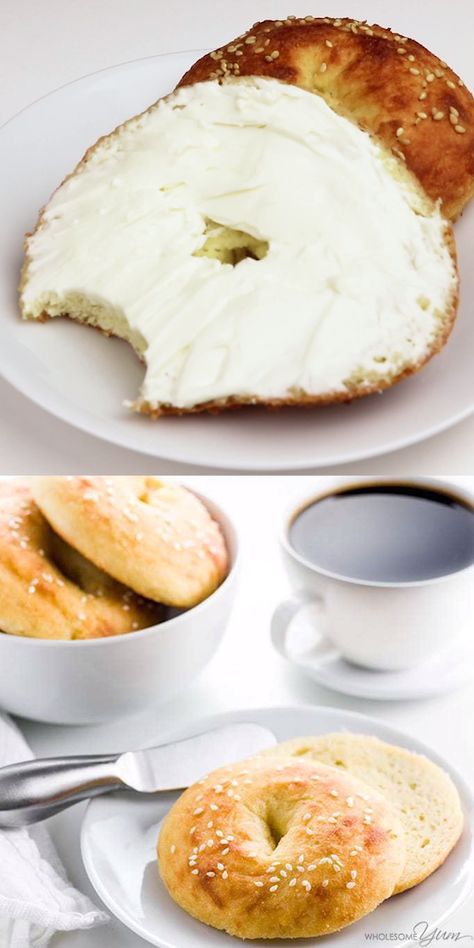 Bagels Recipe, Low Carb Bagels, Fathead Dough, Desayuno Keto, Gluten Free Bagels, Keto Bagels, High Protein Low Carb Recipes, Bread Easy, Resep Diet