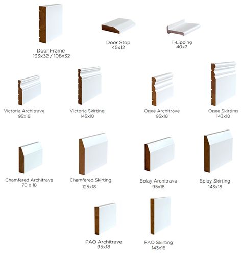 Skirting & Architrave | Declan Byrne & Sons Skirting Design, Home Skirting, Mobile Home Skirting, Modern Baseboards, Floor Skirting, Baseboard Styles, Mdf Skirting, Craftsman Trim, Garage Guest House