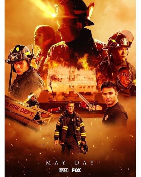 @skyhighrollins shared a photo on Instagram: “5x16 | May Day "Metro Dispatch is on fire" 🔥 @911onfox So incredibly pumped for this episode! #911onFOX #911FanArt #OliverStark…” • May 2, 2022 at 3:07pm UTC Firefighter Humor, Fox Poster, Conan Gray Aesthetic, Ryan Guzman, Army Pics, Fox Tv, May Day, Poster Series, Gray Aesthetic