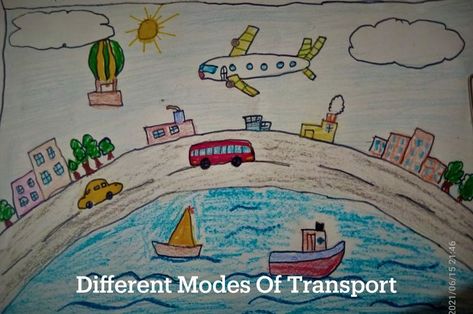 Home school activity for kids Transport Project For Kids, Transport For Kids, Modes Of Transport, School Activity, Project For Kids, Easy Drawings For Kids, Mode Of Transport, Activity For Kids, Home School