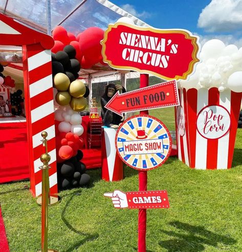 15 Thrilling Carnival Theme Party Decoration Ideas This Year Carnival Party Foods, Carnival Foods, Carnival Props, Carnival Birthday Theme, Carnival Theme Party, Party Game Ideas, Carnival Invitations, Carnival Birthday Party Theme, Circus Carnival Party