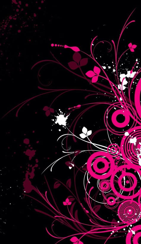 Emo Mcbling Wallpaper, Scene Phone Background, Black And Pink Phone Wallpaper, Mcbling Phone Wallpaper, Pink Mcbling Wallpaper, Mcbling Lockscreen, Y2k Mcbling Wallpaper, Wallpaper Iphone 2000s, Mc Bling Wallpaper