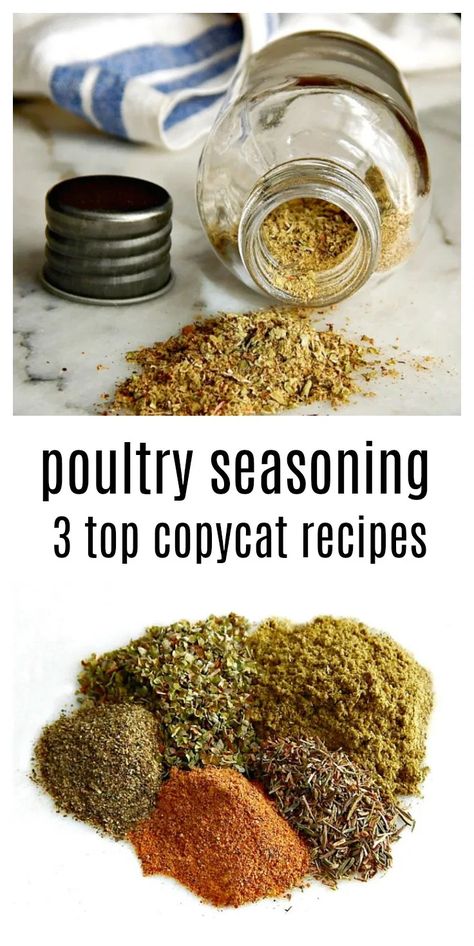 Poultry Seasoning Recipe, Chicken Seasoning Recipes, Homemade Dry Mixes, Dry Rub Recipes, Homemade Spice Mix, Spice Blends Recipes, Spice Mix Recipes, Seasoning And Spice, Homemade Spice Blends