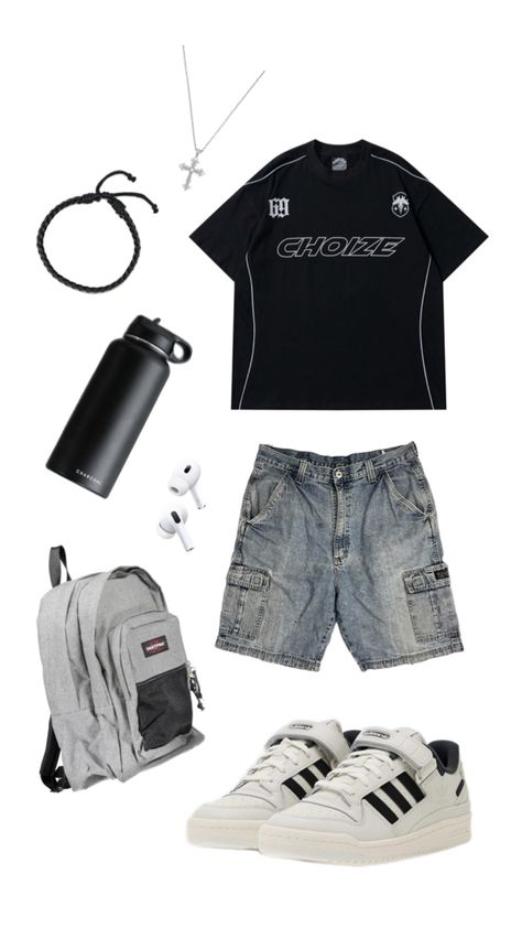 #grunge #y2k #outfit Boys Outfits Aesthetic, Aesthetic Boy Outfit, Boy Outfits Aesthetic, Outfit Grunge, Grunge Y2k, Grunge Outfit, Dope Outfits For Guys, Outfits Y2k, Street Fashion Men Streetwear