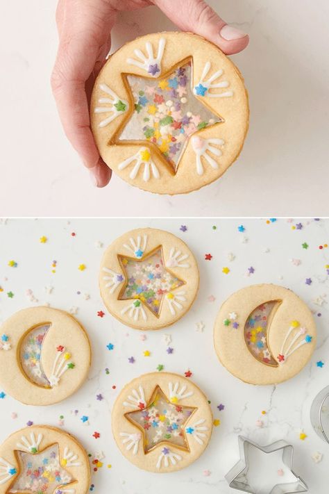 Sailor Moon Party, Window Cookies, Stained Glass Cookies, Moon Party, Baking Kit, Bake Cookies, Clear Windows, Christmas Party Food, Cake Shop