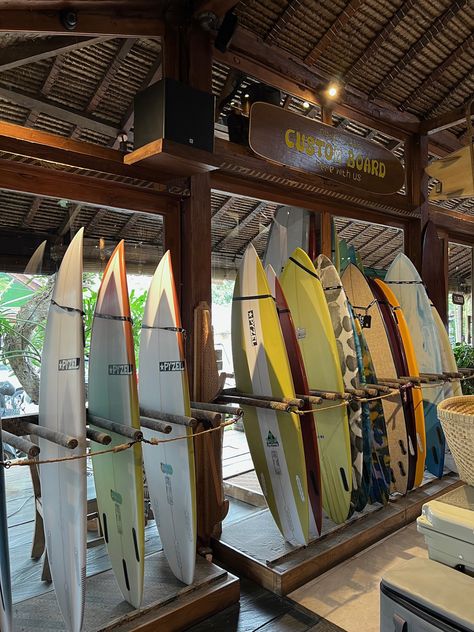 Bali Surfing Aesthetic, Surfing Bali, Surf Bali, Bali Lifestyle, Bali Summer, Surf Shops, Bali Aesthetic, Surf Store, Bali Baby