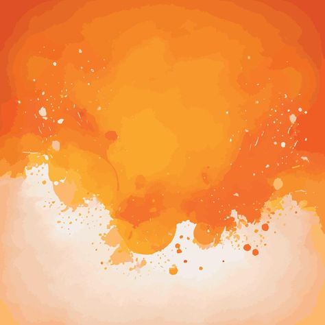 Realistic yellow-orange watercolor texture on a white background - Vector illustration Flex Design Background, पुण्यतिथि Banner, Orange Texture Background, Hindu Background, Yellow Texture Background, Orange Yellow Background, Orange And Yellow Background, Yellow Abstract Background, Texture Background Design