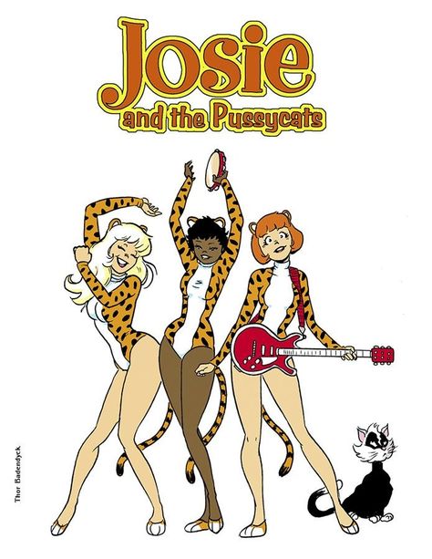 Josie And The Pussycats Comic, Josie And The Pussycats Cartoon, Josie And The Pussycats Costume, Josie Pussycats, Saturday Cartoon, 70s Cartoons, Archie Comic Books, Arte Pin Up, Josie And The Pussycats