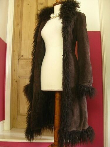 Goth Hippie, Fur Long Coat, 2000s Clothing, Afghan Coat, Inspo Fits, Mongolian Fur, 2022 Style, 2000s Fashion Outfits, Penny Lane