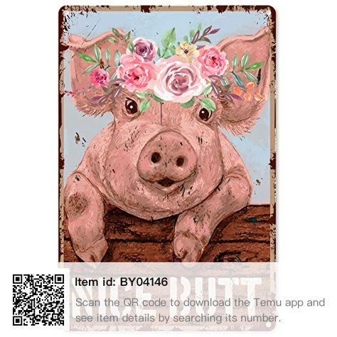 https://share.temu.com/cffQOKVkJt Classroom Bathroom Decor, Rustic Farmhouse Bathroom Ideas, Animal Bathroom Decor, Classroom Bathroom, Tin Sign Wall Decor, Pig Kitchen, Bathroom Quotes Funny, Men Friends, Pig Pictures