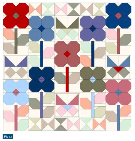 Free butterfly quilt pattern figure 12 Butterfly Quilt Block Pattern Free, Butterfly Quilt Block Pattern, Butterfly Quilt Block, Butterfly Quilt Pattern, Butterfly Quilt, Quilt Block Patterns Free, Flower Quilts, Cosmos Flowers, Quilt Block Pattern