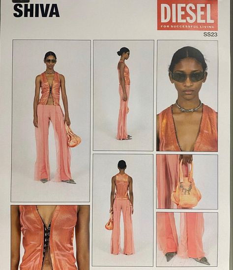 Y2k Fashion Ads, Fashion Zine Design, Fashion Ecommerce Photography, Fashion Magazine Ideas, Clothing Campaign Ideas, Vintage Fashion Ads, Look Book Fashion Layout, Diesel Spring 2023, Film Lookbook