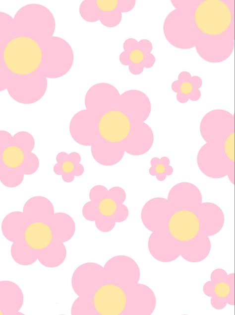 Light Pink Ipad Wallpaper Aesthetic, Pink And Yellow Iphone Wallpaper, Pink Daisy Wallpaper Aesthetic, Cute Pink And Yellow Wallpaper, Aesthetic Cartoon Flowers, Pink And Yellow Wallpaper Iphone, Cute Pink Wallpaper For Ipad, Pink Flower Homescreen, Aesthetic Wallpaper Flower Pink