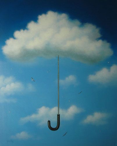 Surealism Art, René Magritte, Umbrella Art, Cloud Art, Rene Magritte, Seni Cat Air, Surrealism Photography, Surrealism Painting, Naive Art