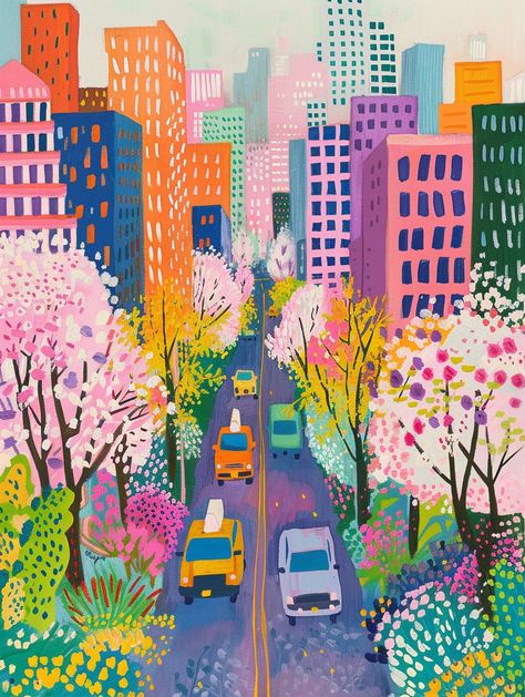 "New York City Blooms Paint by Numbers, DIY adult kits, presenting Wall Art, offer an excellent choice for adult DIY enthusiasts and serve as ideal gifts for Mother's Day, Gifts for her, Gifts for him, and Gifts for Dad. Our kits come with READY FRAMES and are offered in various sizes, showcasing PREMIUM DESIGNS and QUALITY PAINT BY NUMBERS KITS, all meticulously crafted with a focus on sustainability and eco-friendliness. Choose from a selection of over 200+ stunning and innovative art designs available in our store: https://letspainteasy.etsy.com CURRENT SALE EVENT: BUY 1 GET 25% OFF (APPLICABLE SHOPWIDE) BUY 2 GET 30% OFF (APPLICABLE SHOPWIDE) Inside each kit, you'll find: *Exquisite Artwork Design: Our designs, crafted with intricate details and rich compositions, are created by our de Nature And City Art, Colorful City Painting, Paintings Of Cities, Paint By Number Aesthetic, New York Art Painting, Landscape Beginner, Nyc Bridge, City Of Flowers, Paint By Number For Adults