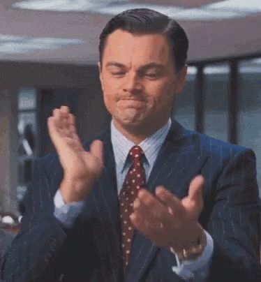 Applause Gif, Wolf Of Wallstreet, Liver Fibrosis, Clapping Gif, Free Funny Videos, Hand Gif, Beste Gif, Meme Gifs, Comedy Clips