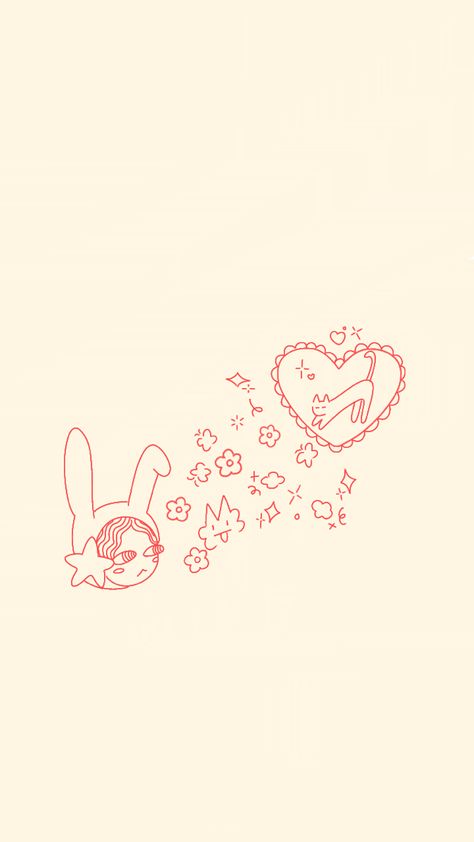 star bunny at the bottom is originally kailey.zoee’s art !! ,,, redrawn by me Korean Style Wallpaper Iphone, Cinnamon Aesthetic Wallpaper, Bunny Art Wallpaper, Kawaii Dark Wallpaper, Cute Phone Home Screens, Wallpaper Inspo Phone, Aesthetic Neutral Background, Wallpaper Backgrounds Minimalist, Cute Wallpapers For Lockscreen