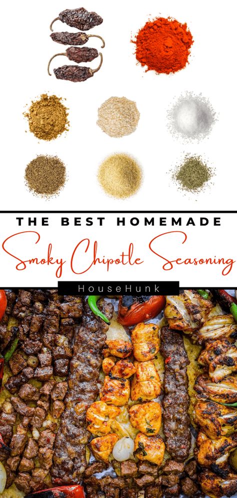 Discover the captivating history of Homemade Smoky Chipotle Seasoning and its versatile uses. Elevate your dishes with its smoky, flavorful blend. Quick and easy recipe! Chipotle Seasoning Recipe, Chipotle Seasoning, Marinating Chicken Breast, Homemade Spice Blends, Drink Inspiration, Homemade Spices, Ranch Seasoning, Recipe Board, Seasoning Recipes