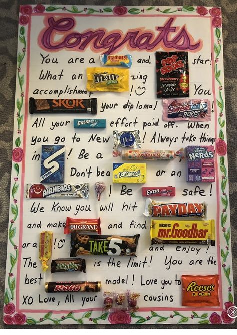 Graduation Candy Board Ideas, Graduation Candy Poster Boards, Graduation Candy Poster, Candy Board Ideas, Candy Poster Board, Candy Bar Poems, Candy Bar Cards, Retirement Candy, Candy Posters