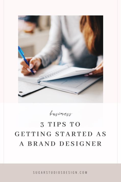 3 Tips to Getting Started as a Brand Designer | How to Become a Graphic Designer | Brand Designer Tips | Brand Designer Resources | How to Be a Branding Designer | How to Be a Brand Stylist | How to Start a Freelance Graphic Design Business Craft Logo Design Creative, Craft Logo Design, Love Branding, 3d Logo Design, Blogging Ideas, Craft Logo, Brand Stylist, Graphic Design Business, Gaming Logo