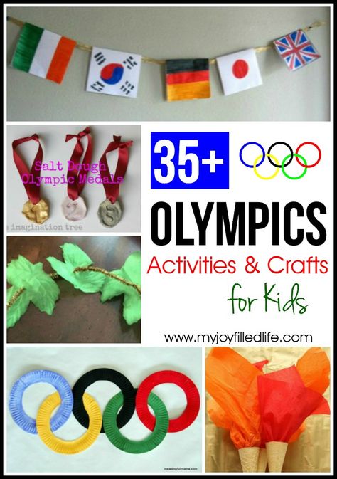 Olympics Activities and Crafts for Kids Olympic Torch Craft, Olympic Themed Activities, Olympic Activities, Preschool Olympics, Olympic Games For Kids, Olympic Idea, Kids Olympics, Olympic Crafts, Olympics Activities