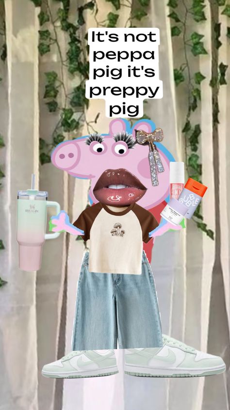 @jlivvylu ALLLL HER IDEA!!!! GO FOLLOW!!! She is super sweet, & she is preppy!! PLEASE FOLLOW HER!! #gofollowjlivvyluorelse :) #jesuslovesyou #fyp #follow #preppy :) Hehehe Preppy Cartoon Character, Preppy Memes Funny, Baddie Peppa, Preppy Funny, Preppy Baddie, Preppy Peppa, Funny Preppy, Pig Stuff, Preppy Things