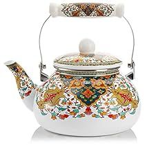 Stovetop Kettle, Enamel Teapot, Induction Cooker, Water Kettle, Floral Retro, Garden Jewelry, Floral Tea, Gas Stove, Tea Sets