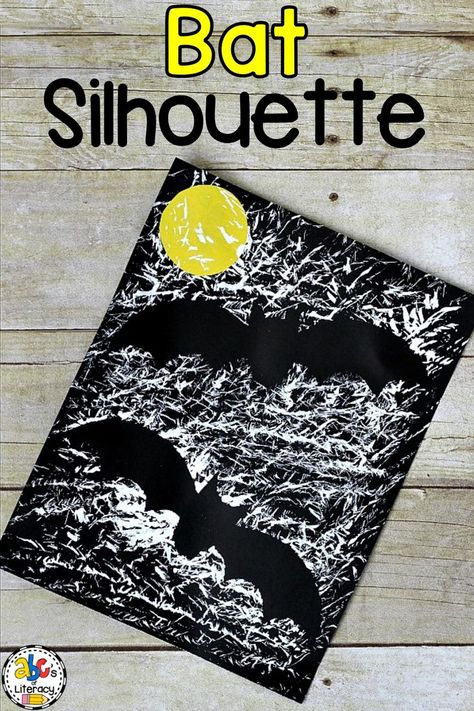 Creating holidays crafts is always a lot of fun especially when you use unusual things from around the house to make them. To create this Bat Silhouette Craft, we used a feather duster. The feather duster adds so much detail and texture to our Halloween craft. Besides being a fun Halloween craft, this bat craft can be a great addition to your nocturnal animals or bat unit too. #halloweencraft #batcraft #craftforkids Bats Unit, Bat Craft, Fall Themes, Bat Silhouette, Halloween Crafts Preschool, Halloween Crafts For Toddlers, October Crafts, Crafts Preschool, Fun Halloween Crafts