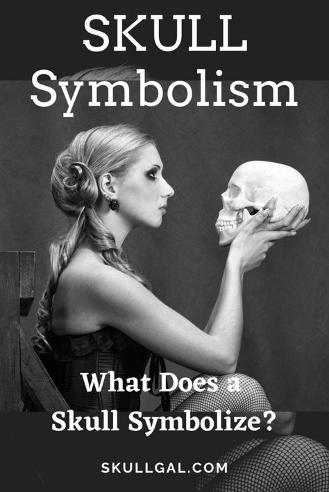 Skull Symbolism: What Does a Skull Symbolize? - Skull Gal What Do Skulls Symbolize, Skull Spiritual Meaning, Skull Symbolism Meaning, Womens Skull Tattoo, Crystal Skull Tattoo, Skull Head Tattoo, Skull Meaning, Skull Tattoo Meaning, Bird Skull Tattoo