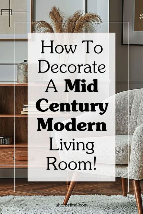 Striving to achieve the timeless charm of a mid century modern living room? Look no further! Dive into my comprehensive guide for expert tips on transforming your space into a mid century masterpiece. Save this pin for inspiration and visit my blog for more insights on mid century modern decor. Mid Century Modern Vintage Living Room, Atomic Style Mid Century, Atomic Living Room, Mid Century Modern Condo Interior Design, Mid Century Living Room Design, Modern Midcentury Interior Design, Mid Century Modern Style Living Room, 1950s Decor Interior Design, Mid Century Furniture Design