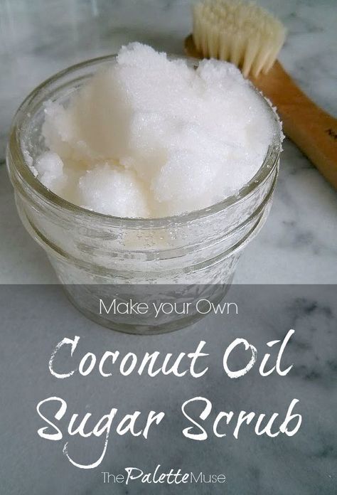 Coconut Oil Sugar Scrub, Coconut Oil Scrub, Diy Sugar Scrub Recipe, Coconut Body Scrubs, Raspberry Bars, Săpunuri Handmade, Diy Coconut Oil, Coconut Oil Skin Care, Body Scrub Recipe