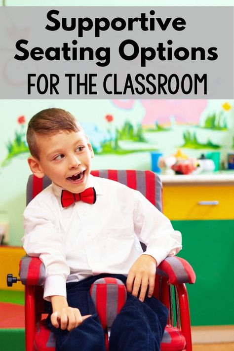 Supportive Classroom Seating. A great resources for ideas and supportive seating suggestions. Great for special education, physical therapists, occupational therapists and beyond. Classroom Table Arrangement, Education Strategies, Proprioceptive Activities, Pink Oatmeal, Dream Spa, Pediatric Pt, Alternative Seating, Pediatric Physical Therapy, Classroom Seating