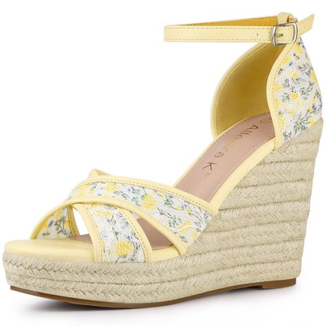 Small Wedge Sandals, Cute Wedge Heels, Prom Shoes Wedges, Lace Espadrilles, Heels Wedge, Womens Espadrilles Wedges, Lace Wedges, Dress Skirts, Trendy Items